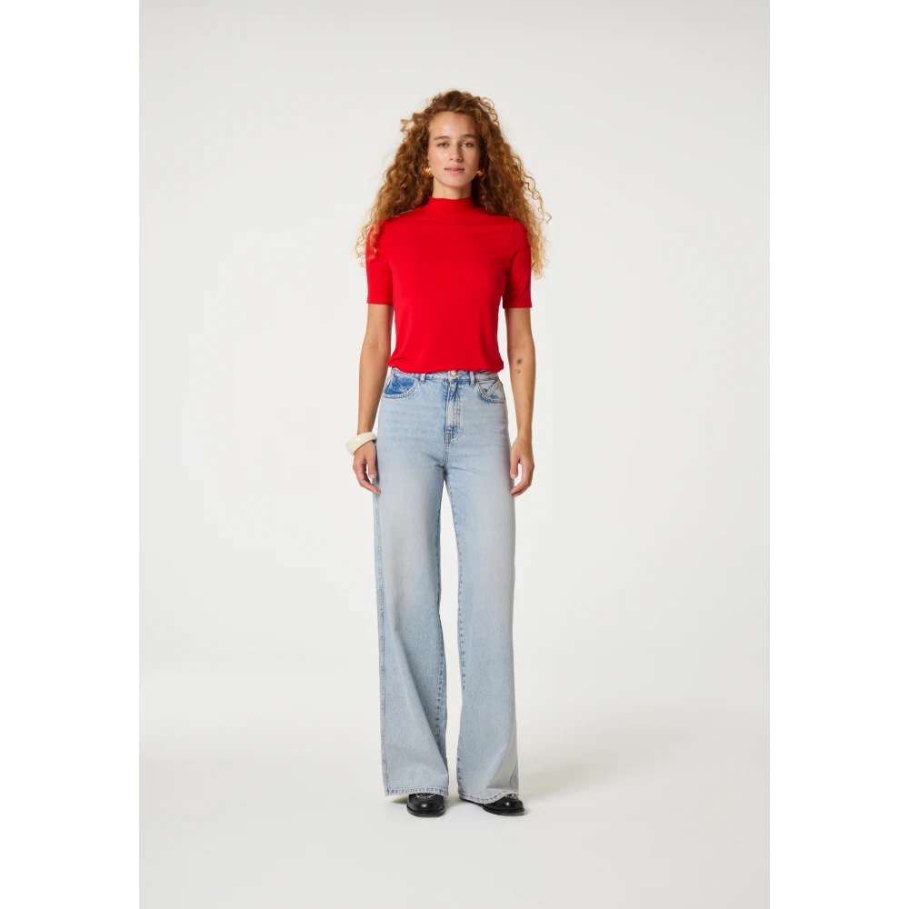 Fabienne Chapot Jada Short Sleeve Top Red Dames