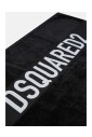 serviette-de-plage-noire-design-elegant