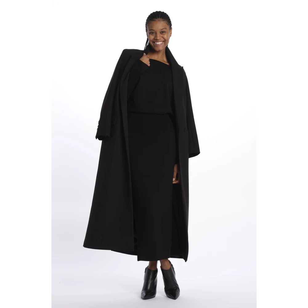 Simkhai Zwarte Janese Gebreide Jurk Black Dames