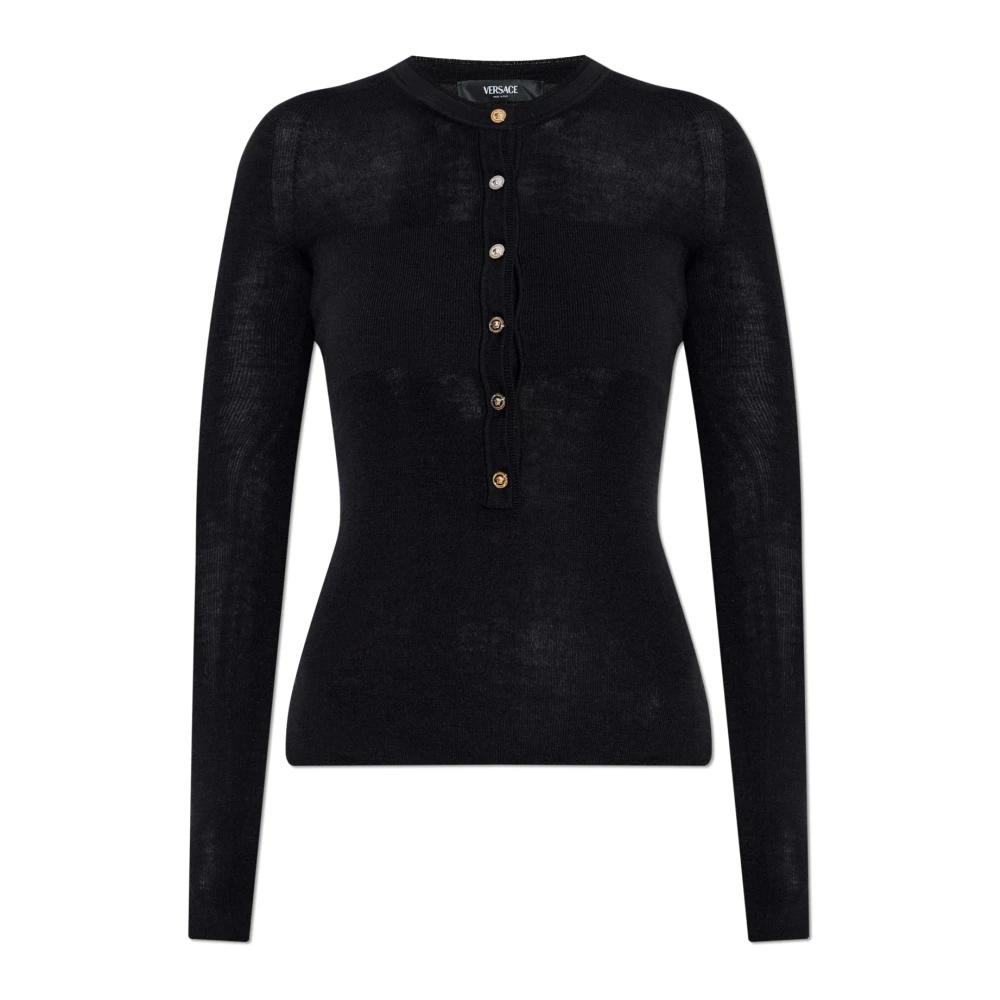 Tops > Long Sleeve Tops - - Versace - Modalova
