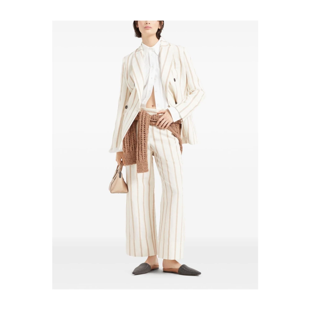 BRUNELLO CUCINELLI Stijlvolle Broeken voor Heren Beige Dames