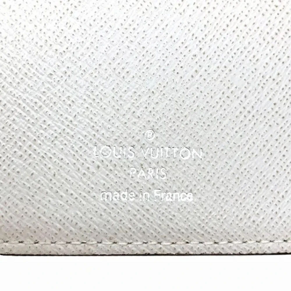 Louis Vuitton Vintage Pre-owned Leather wallets White Dames