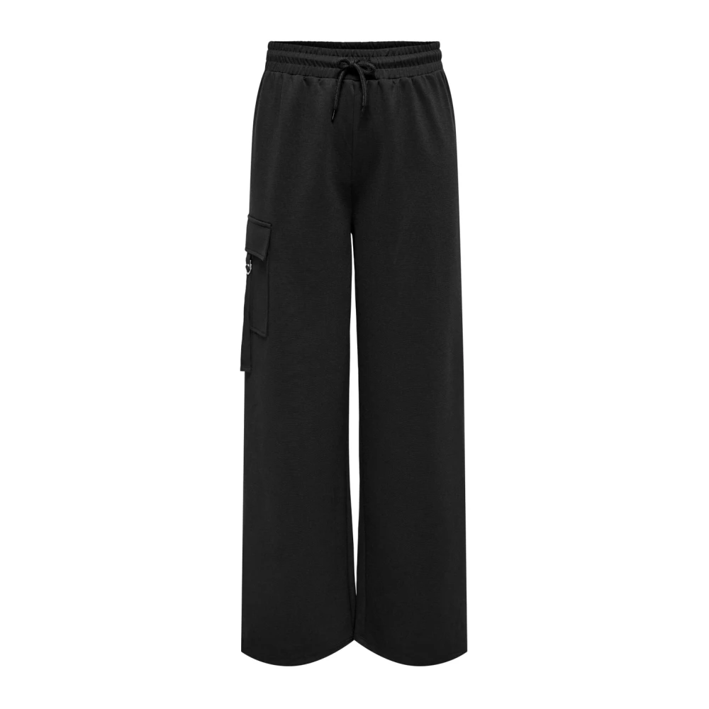 Only Hoge taille jumpsuit met zakken Black Dames