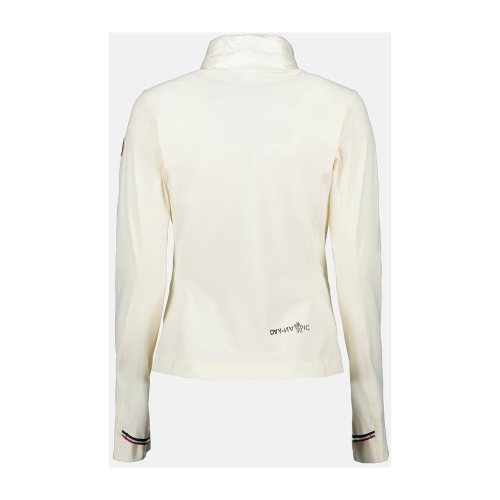 Moncler Witte Nylon Jas Lente-Zomer 2024 White Dames