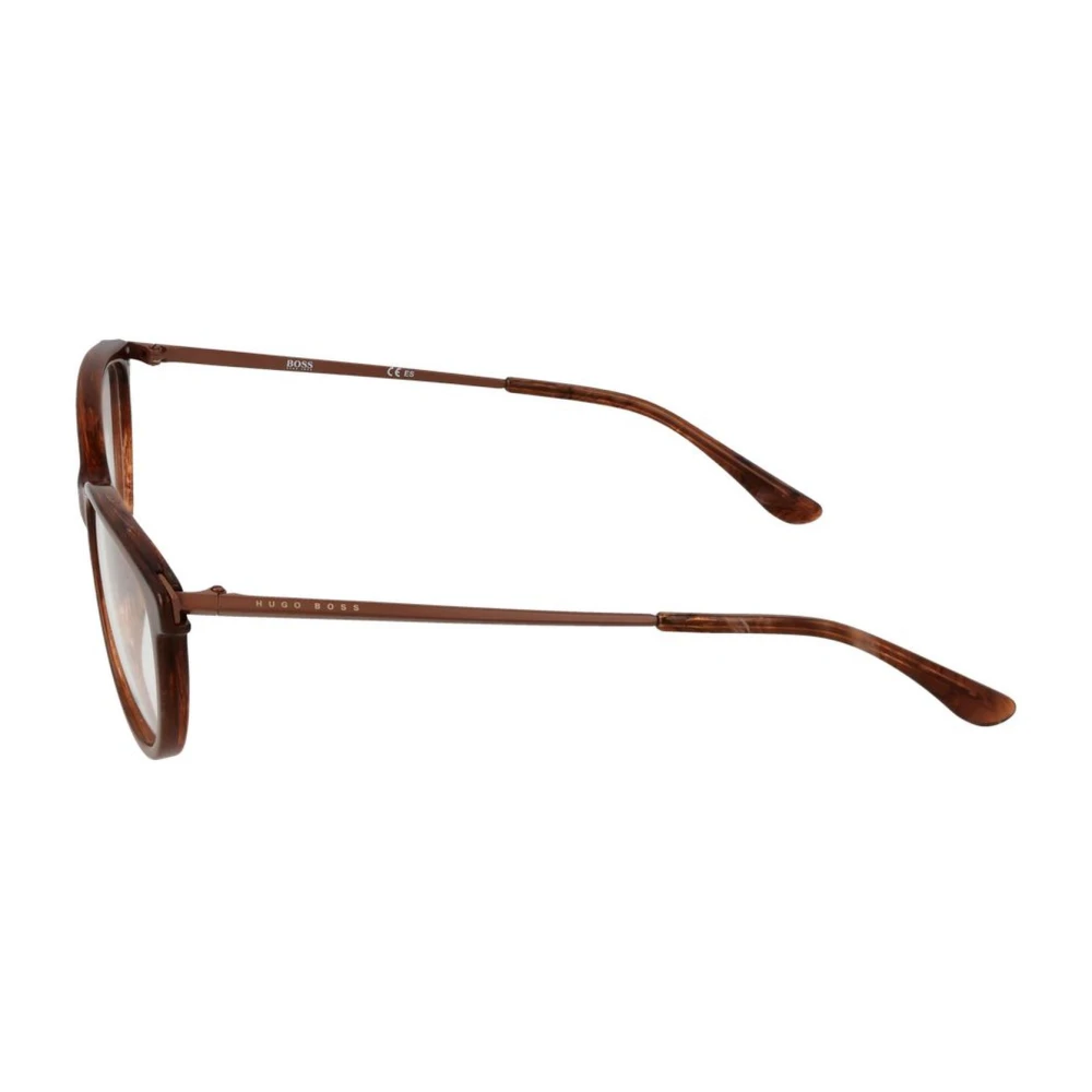 Hugo Boss Bruine Rechthoekige Optische Brillen met Etui Brown Dames