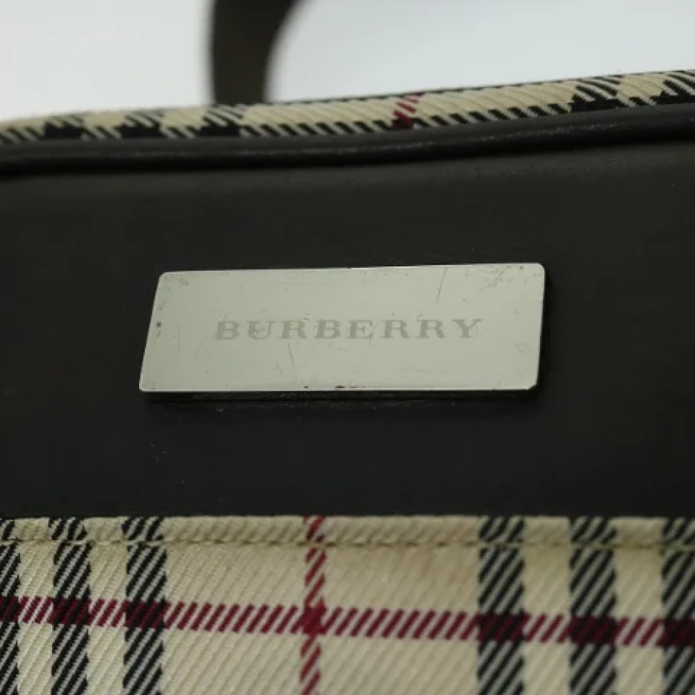 Burberry Vintage Pre-owned Fabric crossbody-bags Beige Dames