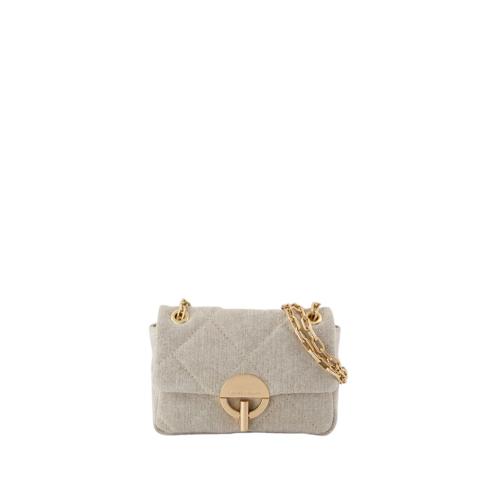 Vanessa Bruno Beige Moon Bag Linen Style Beige Dames
