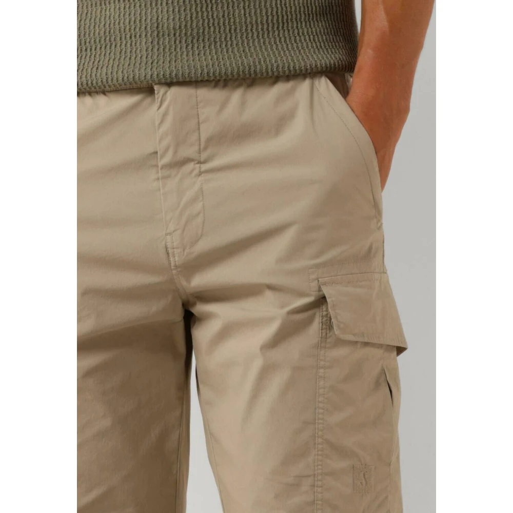 Butcher of Blue Slim Cargo Broek Tristan Beige Heren