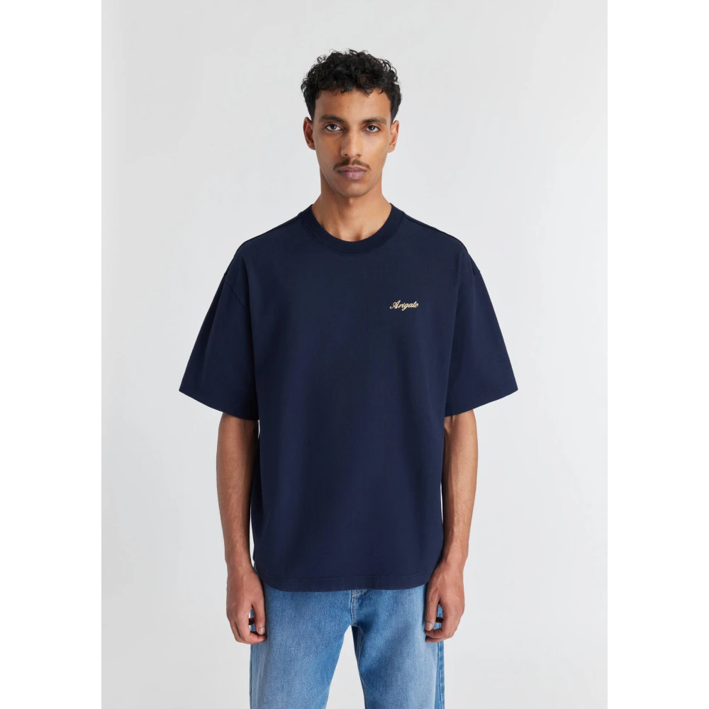 Axel Arigato Honor T-Shirt Blue Heren