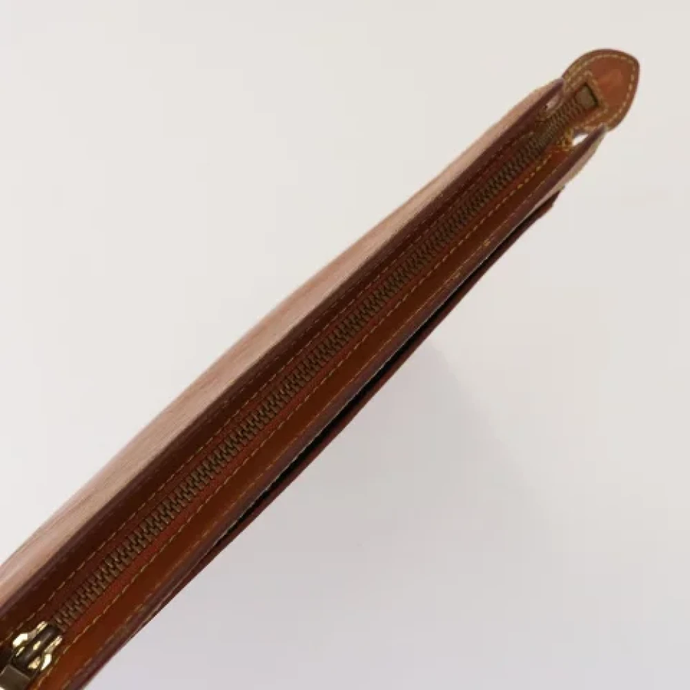 Louis Vuitton Vintage Pre-owned Leather clutches Brown Heren
