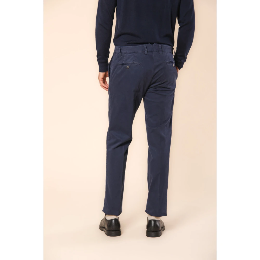 Mason's Chino broek met sartoriale details Blue Heren