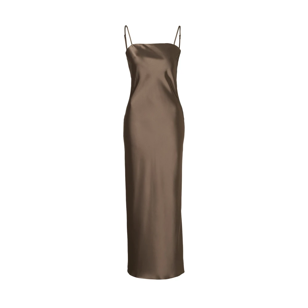 Wakakuu Icons Elegante Roxie-jurk voor vrouwen Brown Dames
