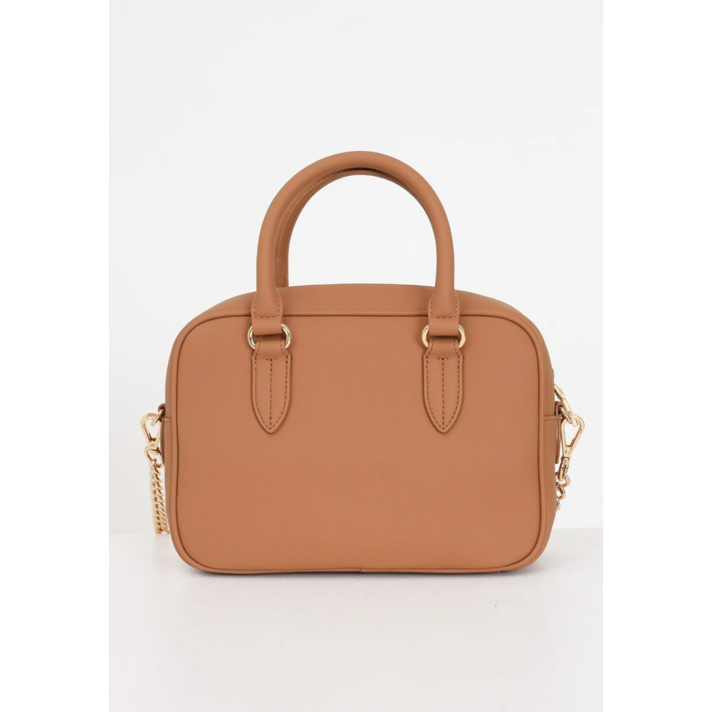 Love Moschino Grijze PU Tas Brown Dames