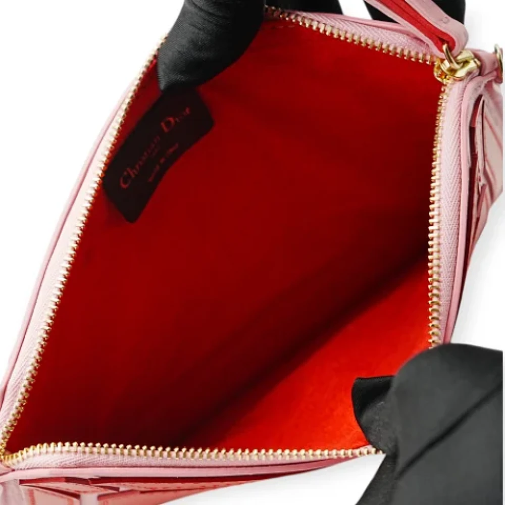Dior Vintage Pre-owned Leather dior-bags Orange Dames