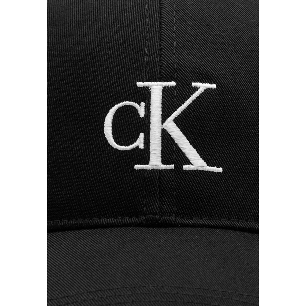 Calvin Klein Monogram Embro Zonneklep Hoed Herfst Winter Black Heren