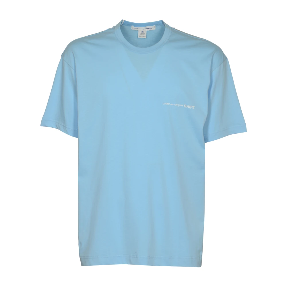 Comme des Garçons Heren Gebreid T-Shirt in Hemelsblauw Blue Heren