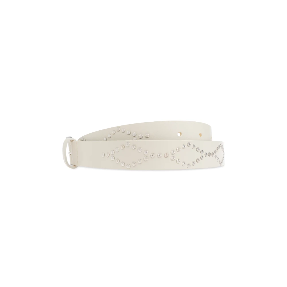 Isabel marant Leren riem White Dames