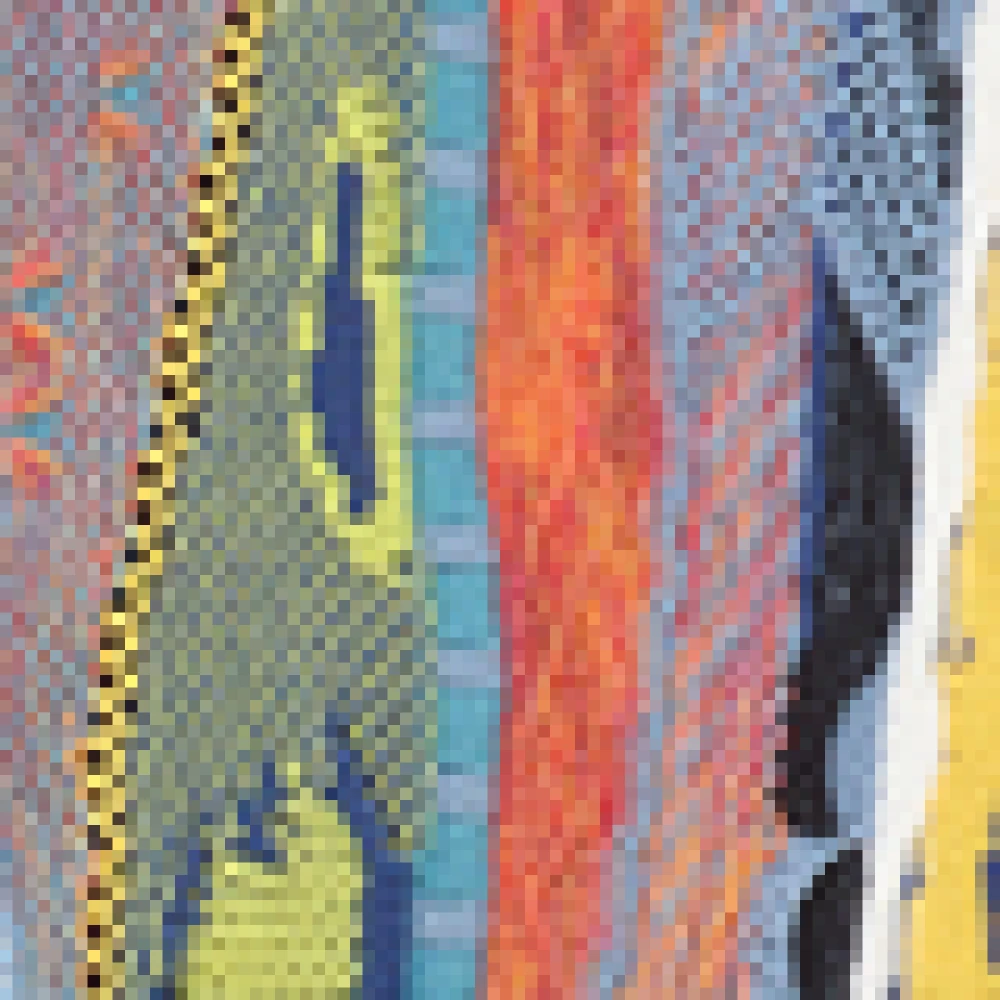 carlo colucci Kleurrijke Geometrische Gebreide Trui Multicolor Heren