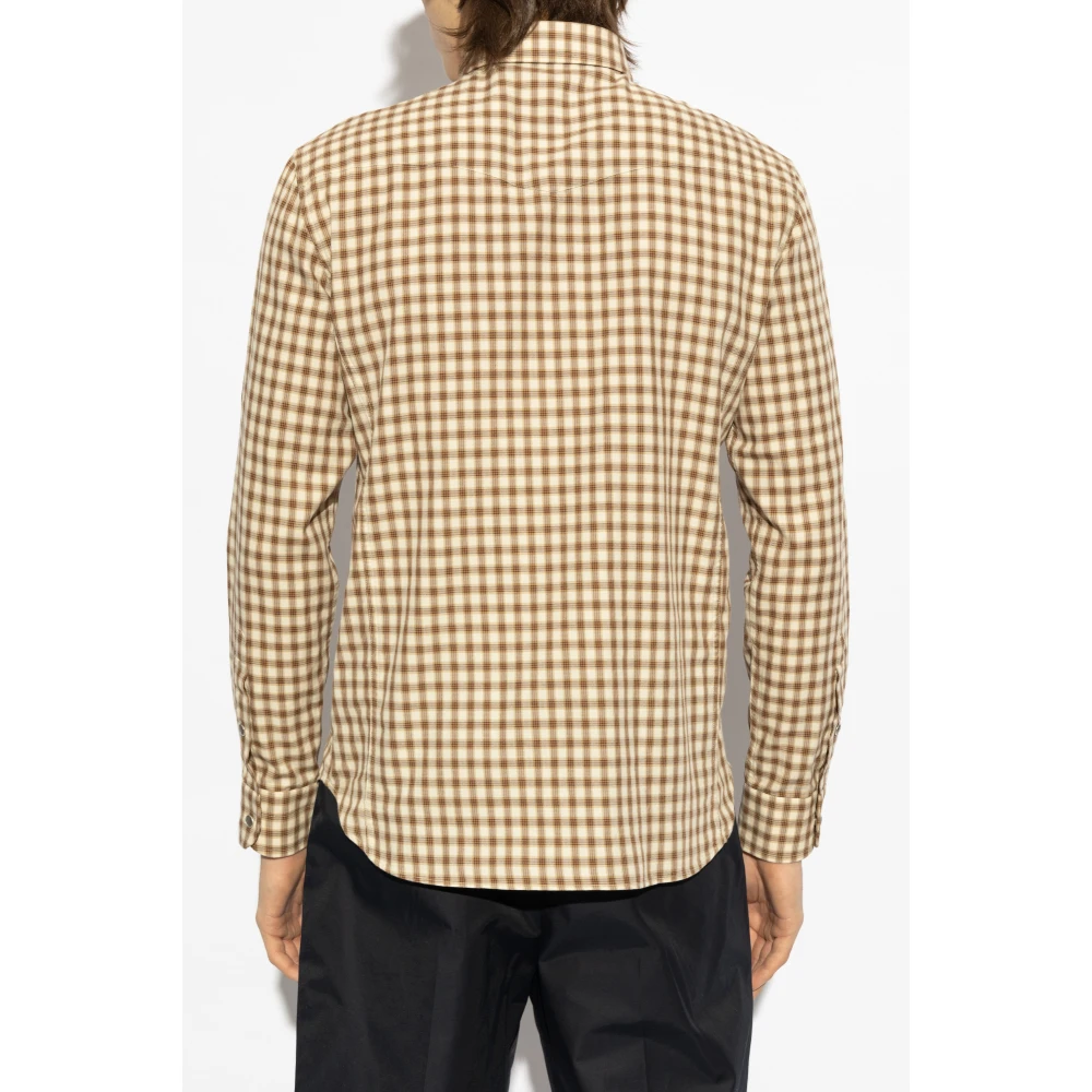 Tom Ford Overhemd met zakken Beige Heren