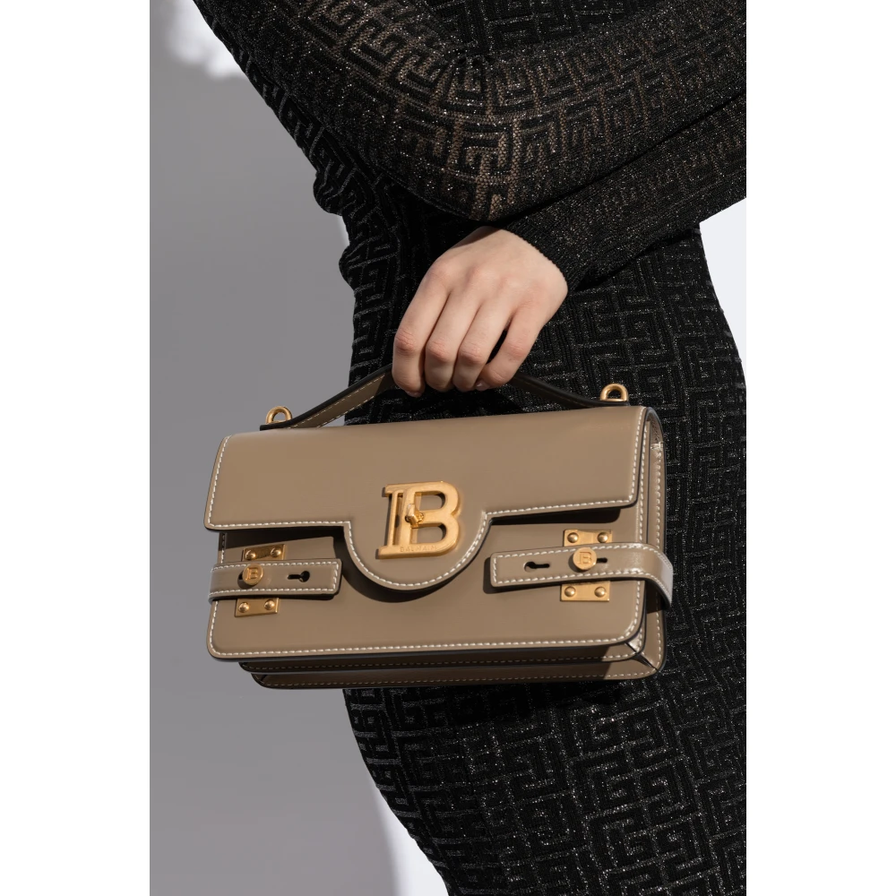 Balmain Schoudertas B-Buzz Brown Dames