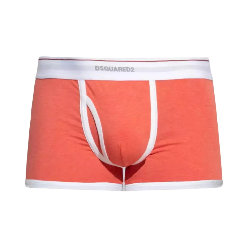Dsquared2 Katoenen Boxershorts met Logo Red Heren