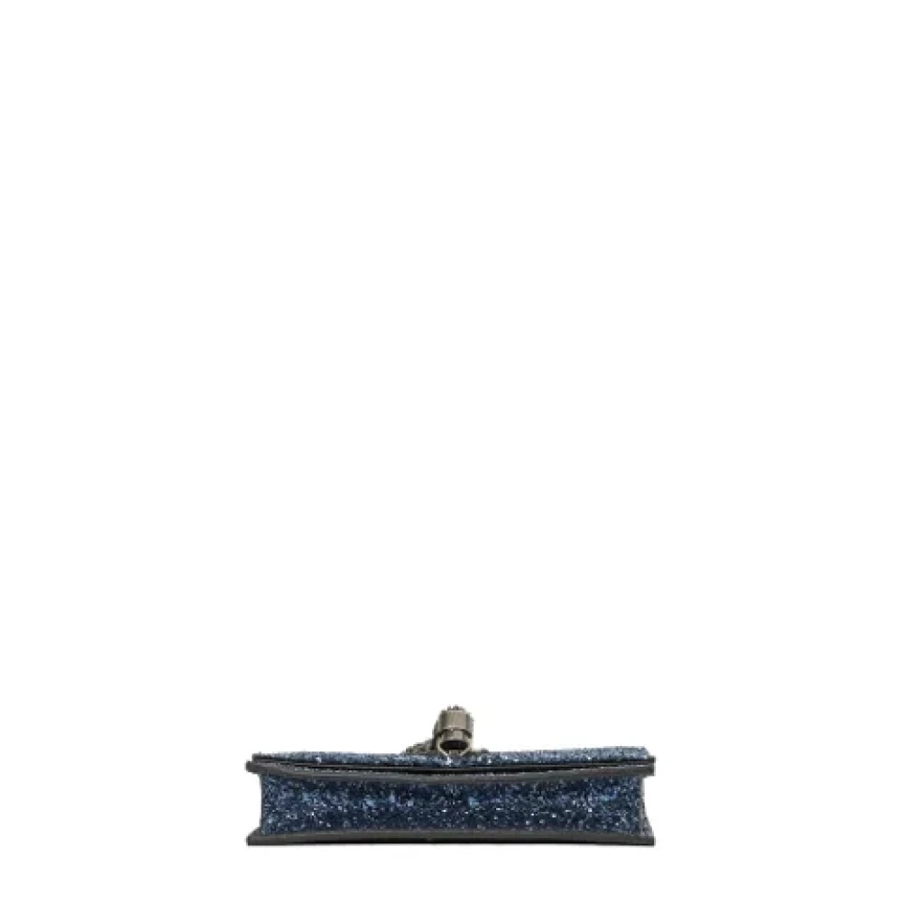 Yves Saint Laurent Vintage Pre-owned Fabric shoulder-bags Blue Dames