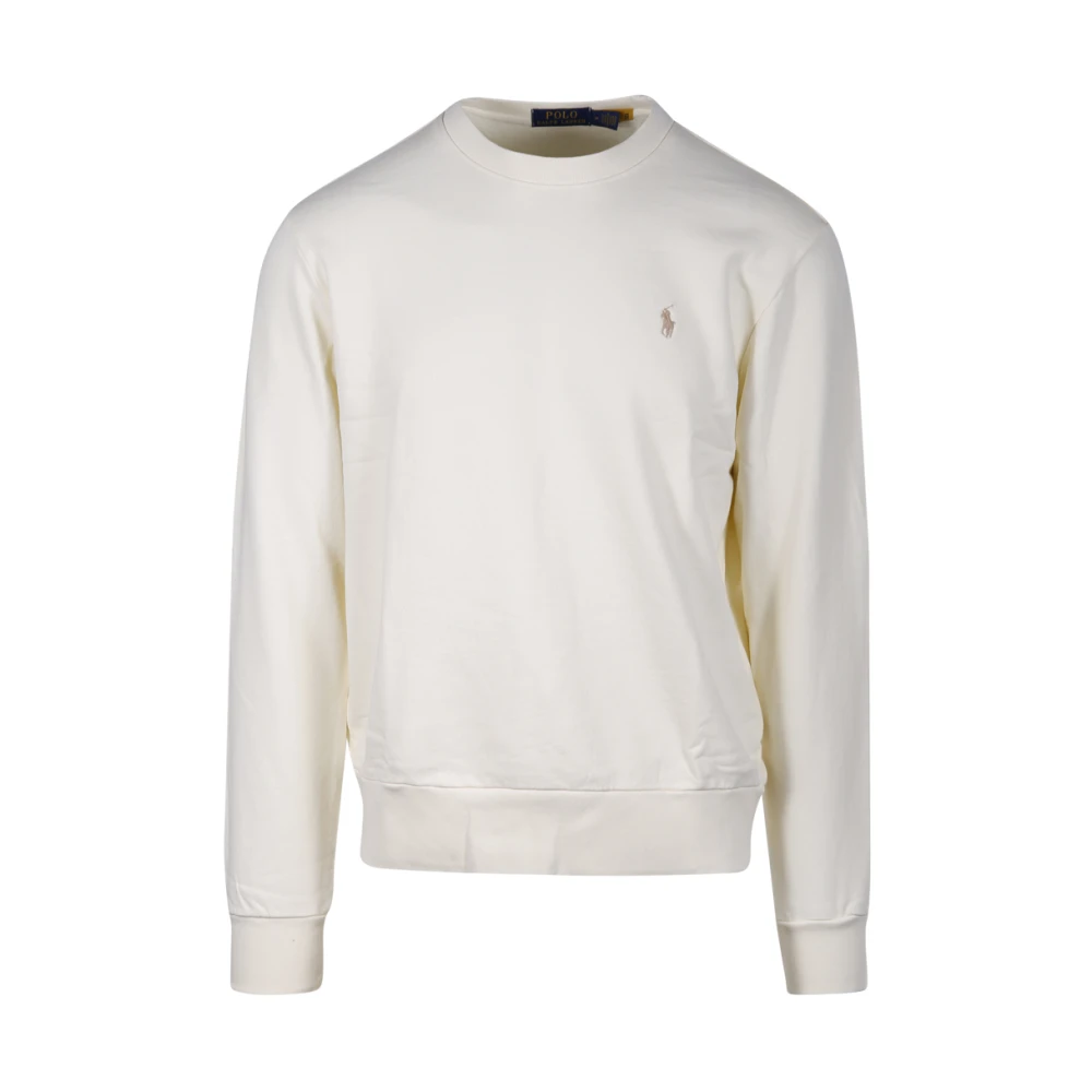 Ralph Lauren Men's Beige Sweatshirts, M, Loopback Fleece Sweatshirt