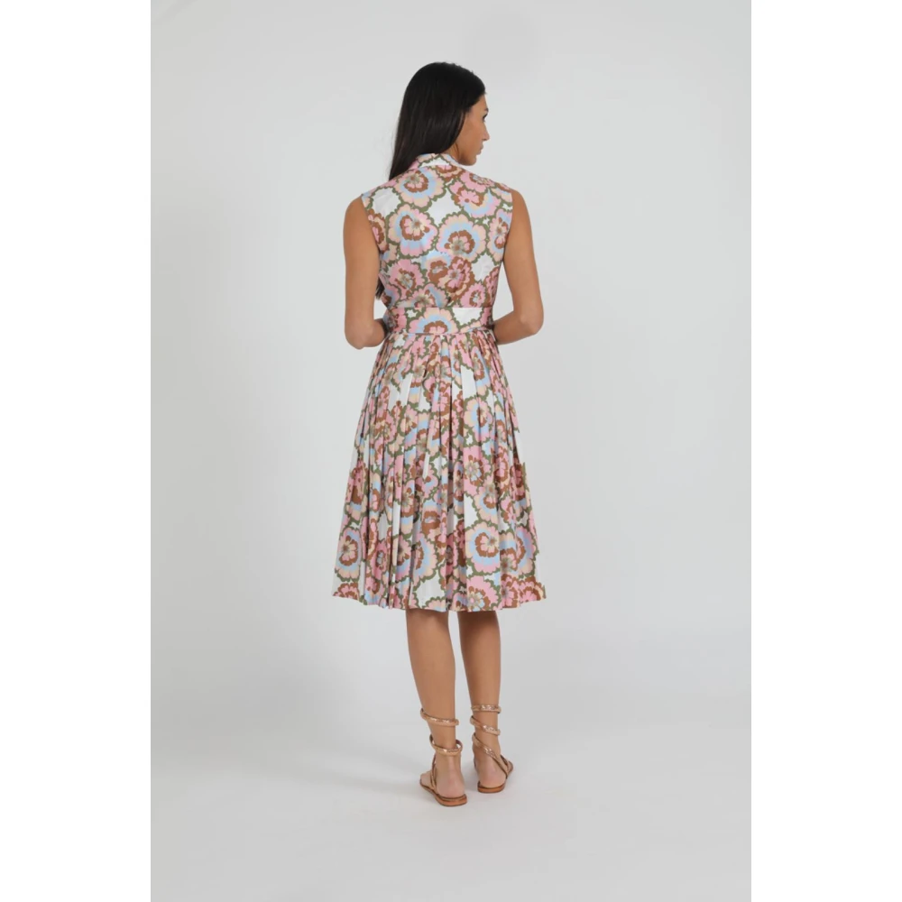 Caliban Elegante Jurk voor Vrouwen Multicolor Dames