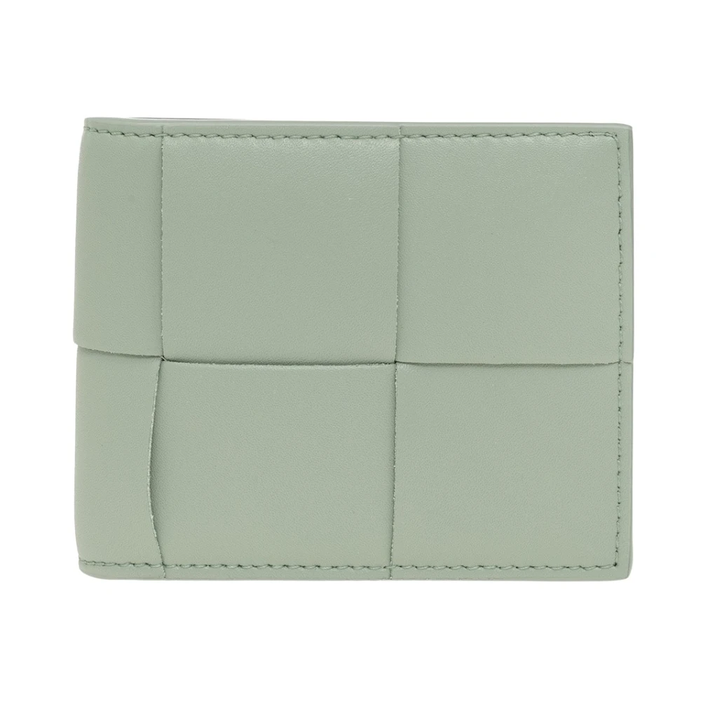 Bottega Veneta Läderbifold plånbok Grön Herr