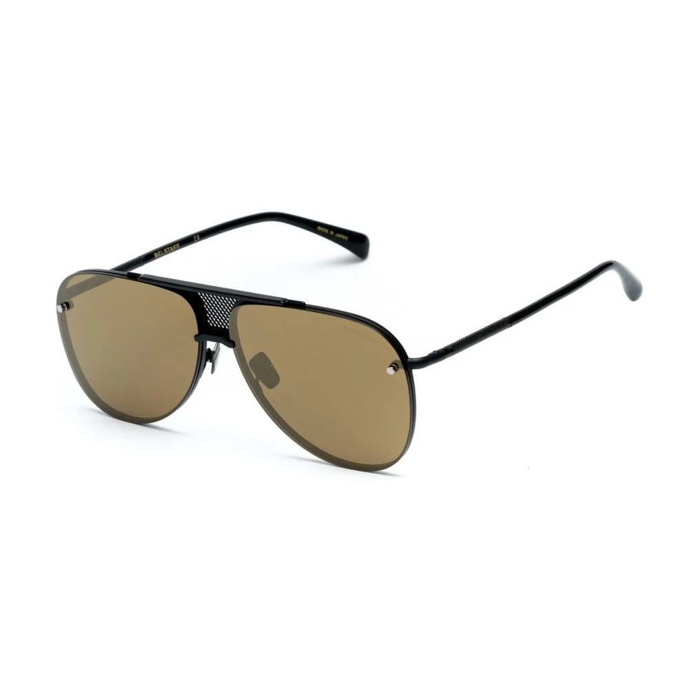 Belstaff Men's Black Titanium Sunglasses With Uv Protection