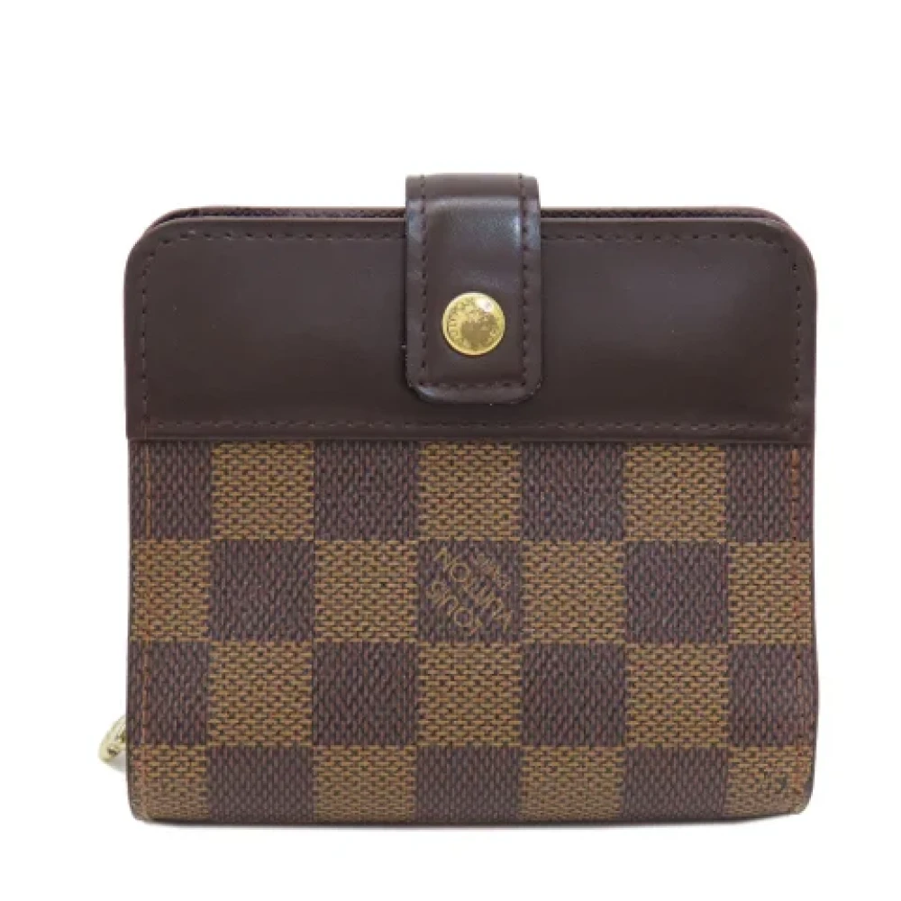 Louis Vuitton Vintage Pre-owned Canvas wallets Brown Dames