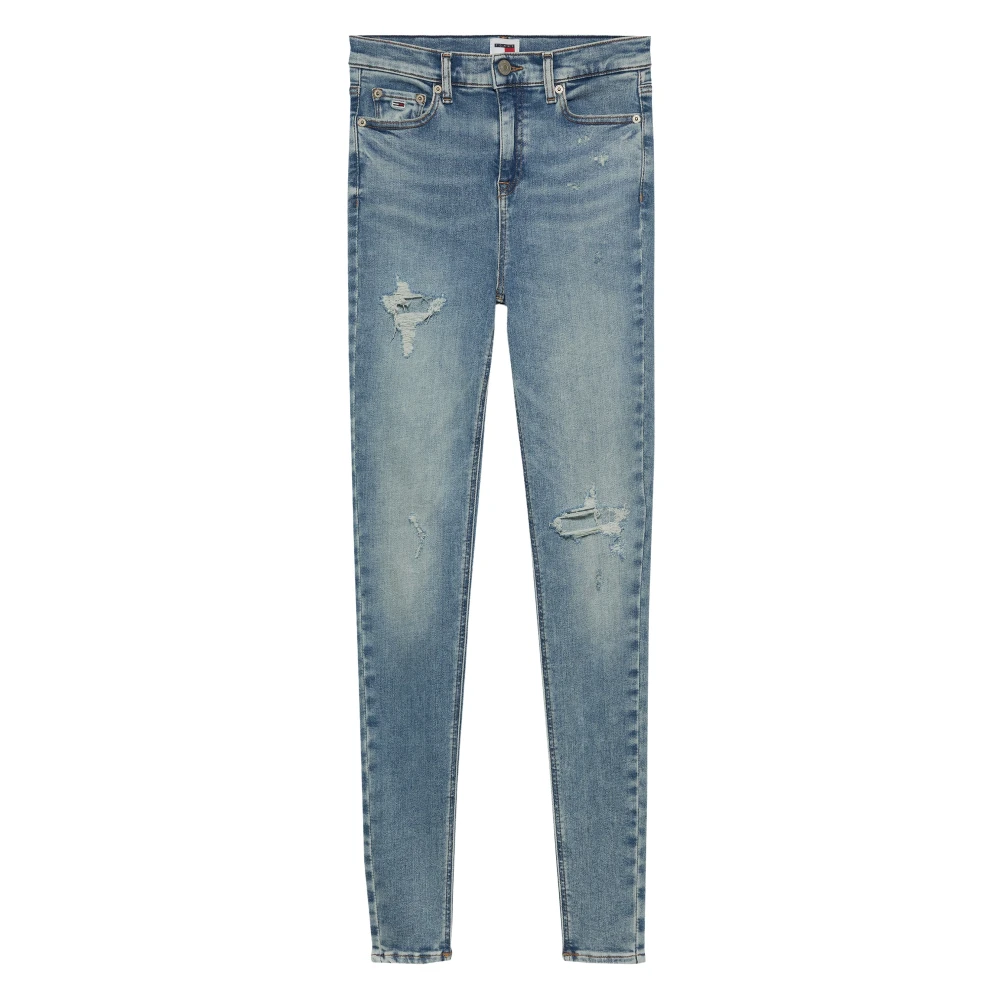 Tommy Jeans Blue Nora Mid-Rise Skinny Jeans - Female - Skinny Fit Jeans - W28 - Jeans