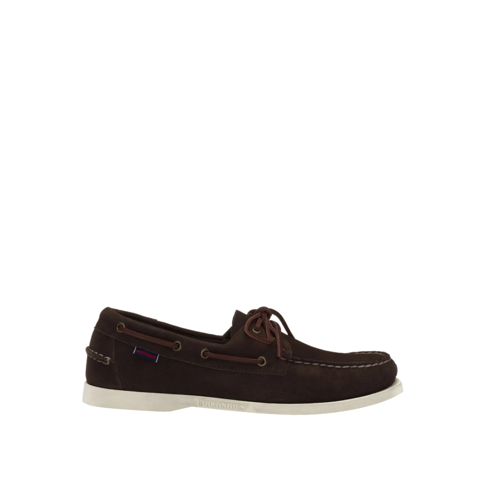 Sebago Herr Brun Skor 44 Eu, Läder, Portland Boat Shoe