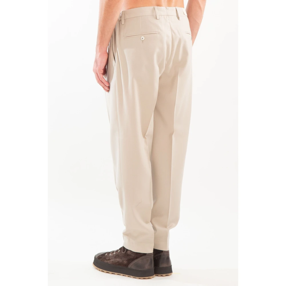 Briglia Wollen broek in Portobello-stijl Beige Heren