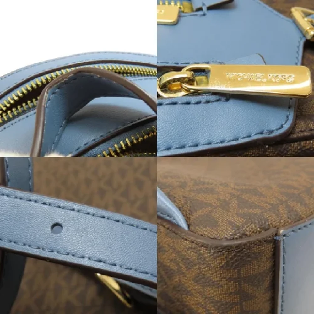 Michael Kors Pre-owned Leather backpacks Blue Dames