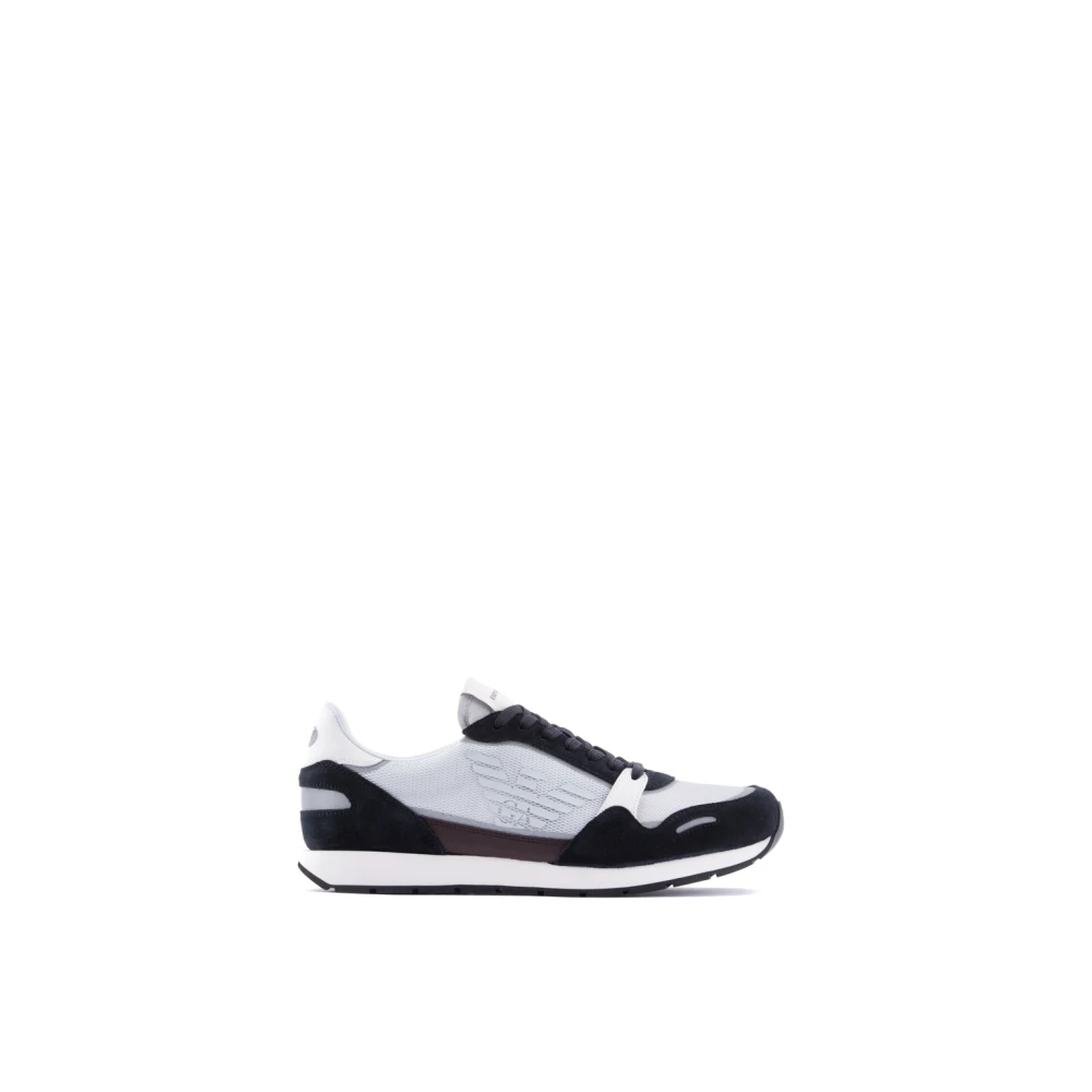 Emporio Armani Uomo Bianco Scarpe, 41 Eu, New,