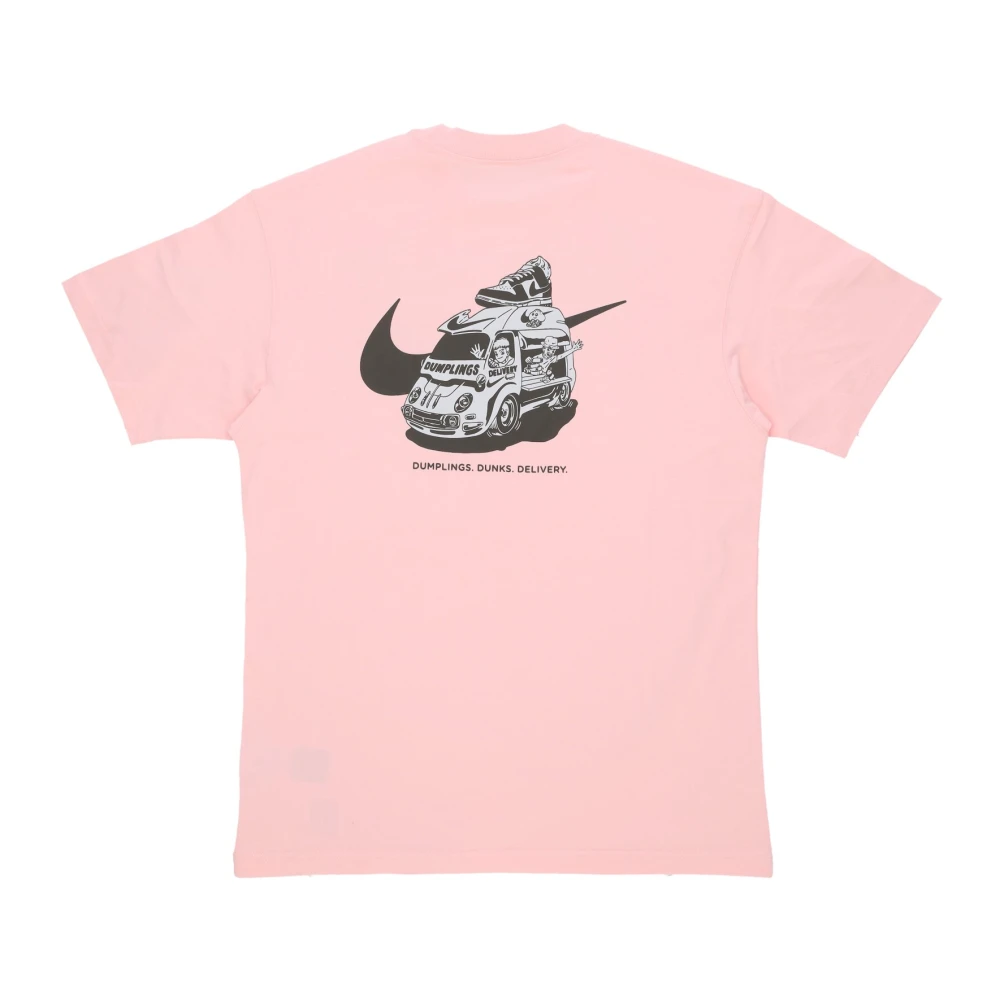 Nike M90 Sole Food Tee Sportkleding voor mannen Pink Heren