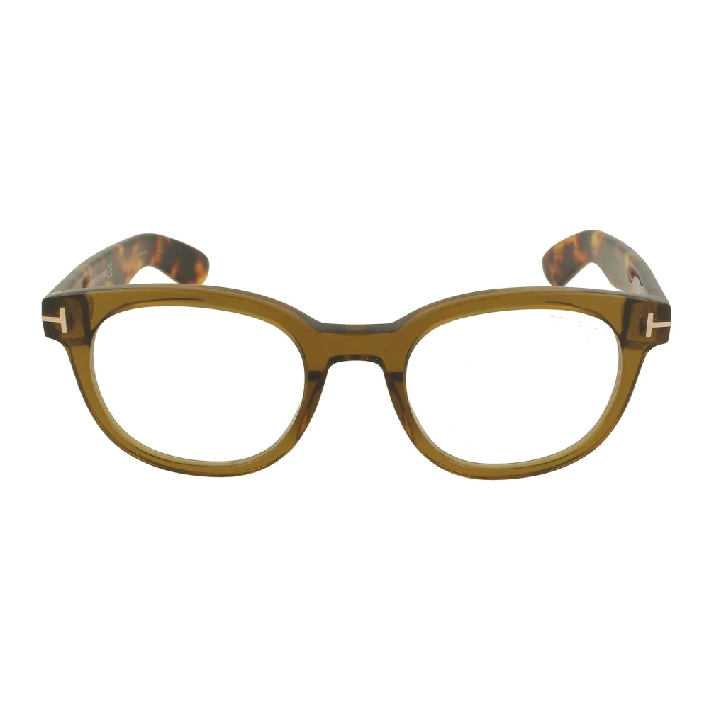 Tom Ford Fyrkantiga glasögon med blåljusfilter Green, Unisex