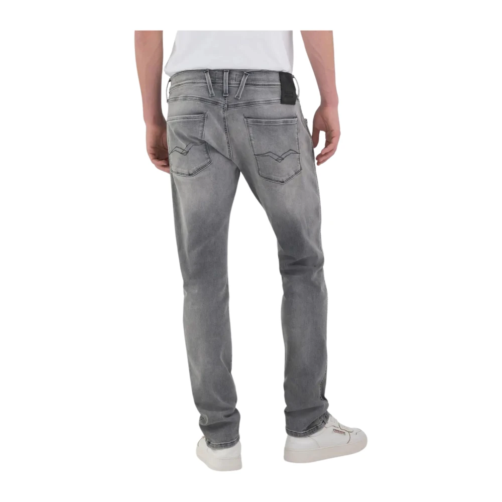 Replay Slim-fit Jeans Gray Heren