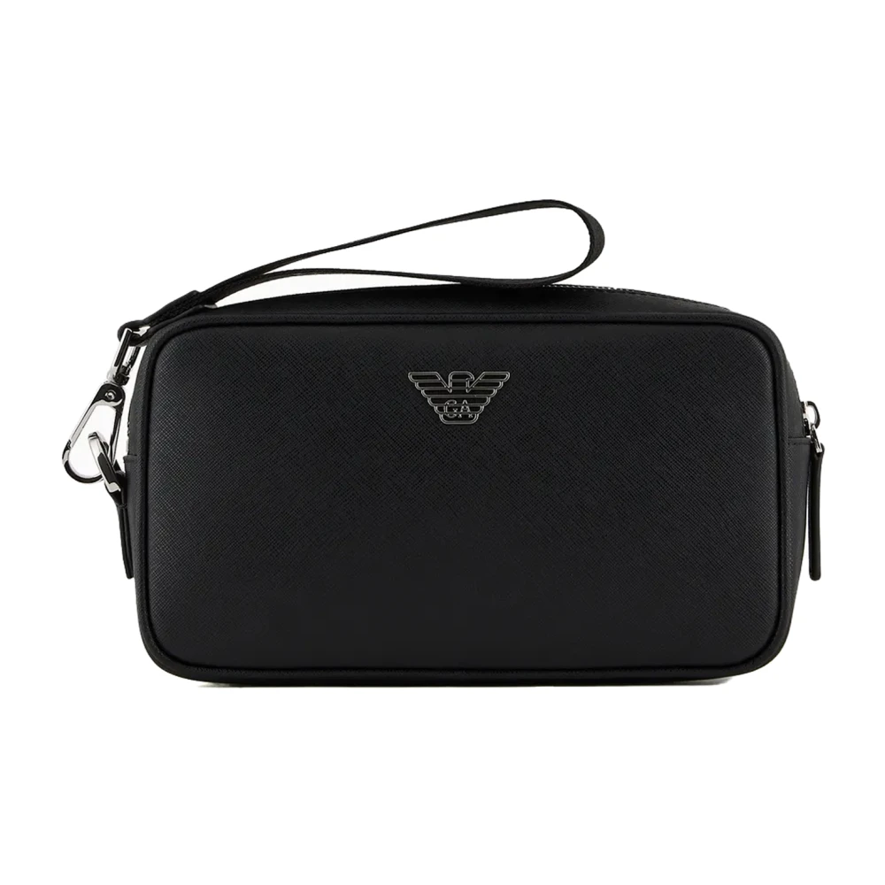 Emporio Armani Men's Black Beauty Case With Wristband