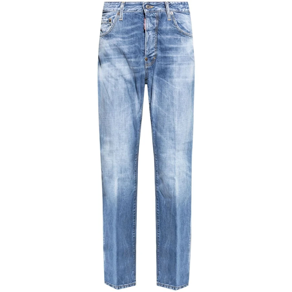Dsquared2 Blauwe Casual Broek Blue Heren