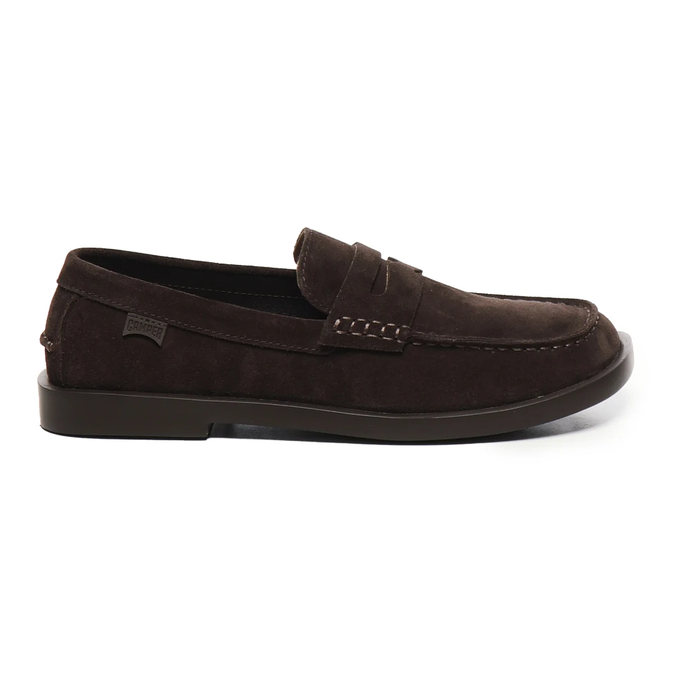 Camper, Schoenen , Heren, Bruin, 43 EU, Donkerbruine Sneakers met Ortho Lite® ™ Binnenzool