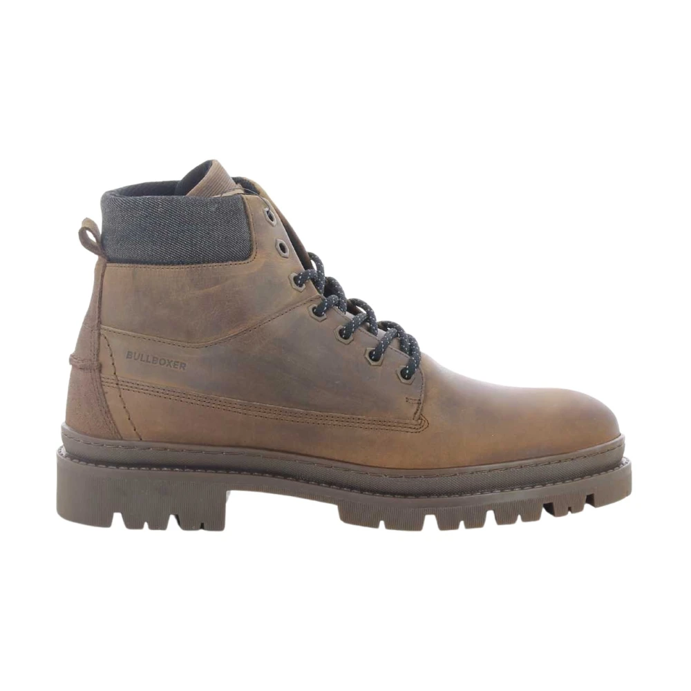 Bullboxer Stijlvolle Cognac Veterschoenen voor Heren Brown Heren