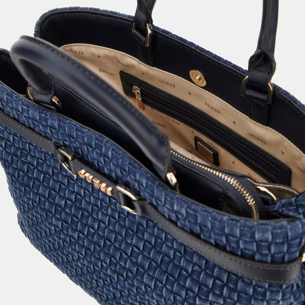 Guess Denim Hobo Tas Majka Stijl Blue Dames
