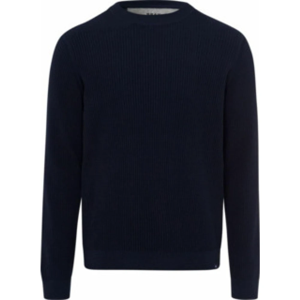 BRAX Moderne Katoenmix Pullover Blue Heren