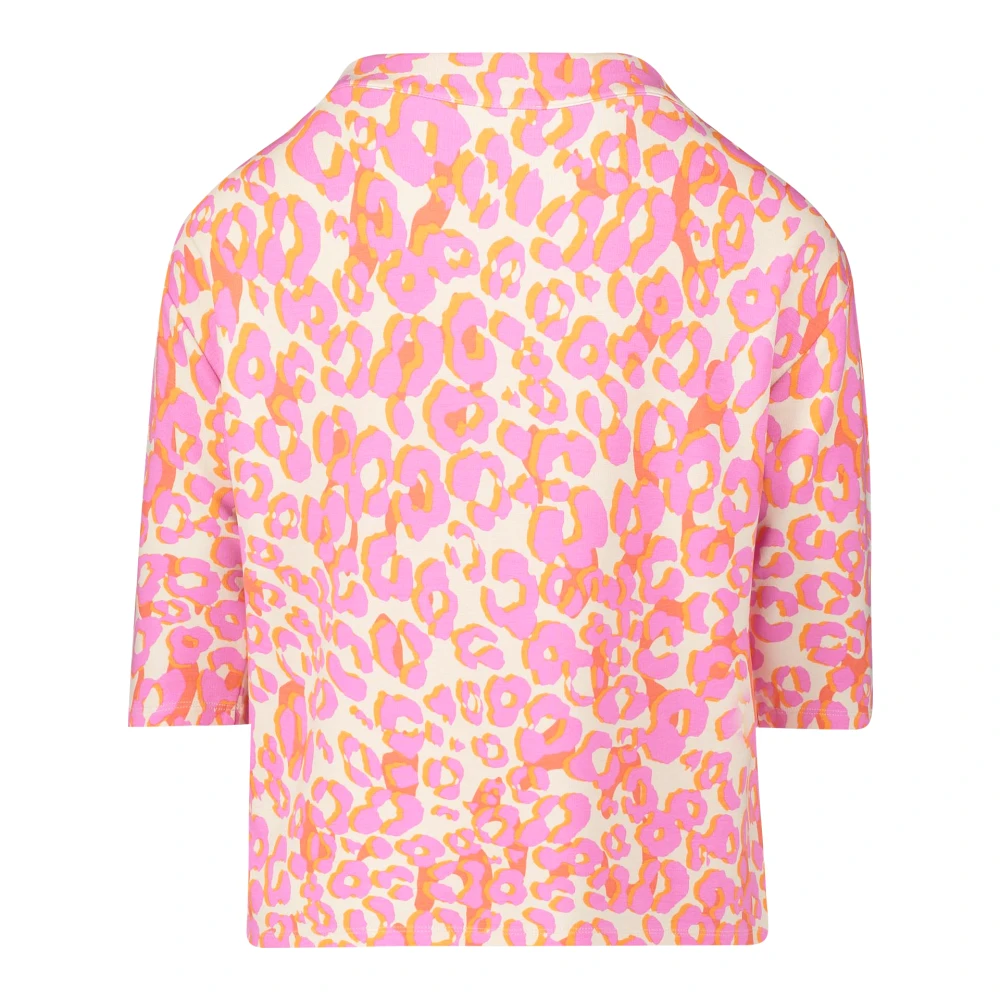 Betty Barclay Sweatshirt met dierenprint en glinsterende stenen Multicolor Dames
