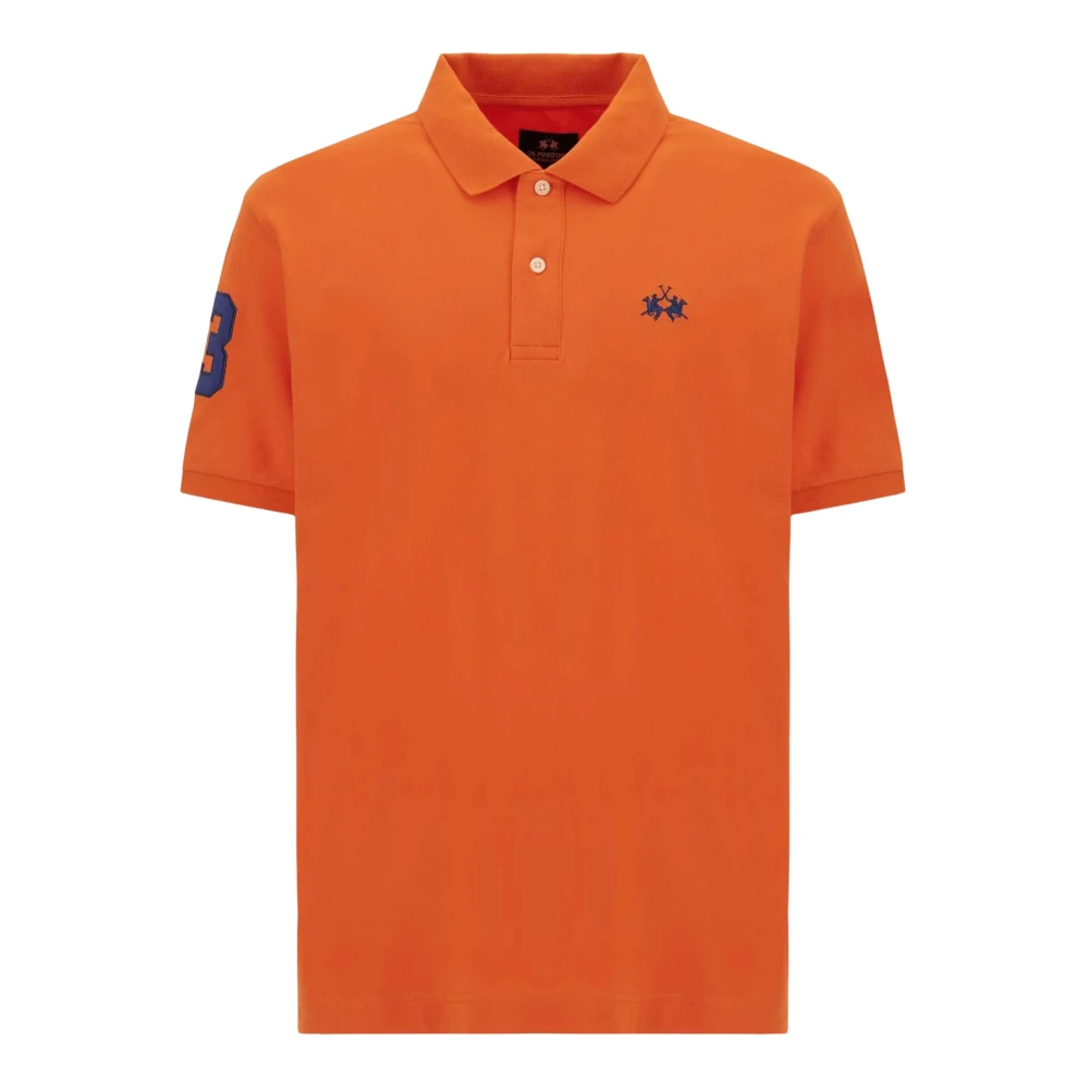La Martina Men's Orange Polo Shirt - Polo Shirts - M - Tops