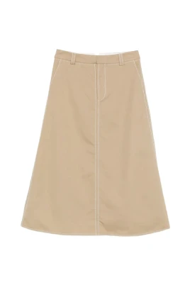 Long Trapeze Skirt