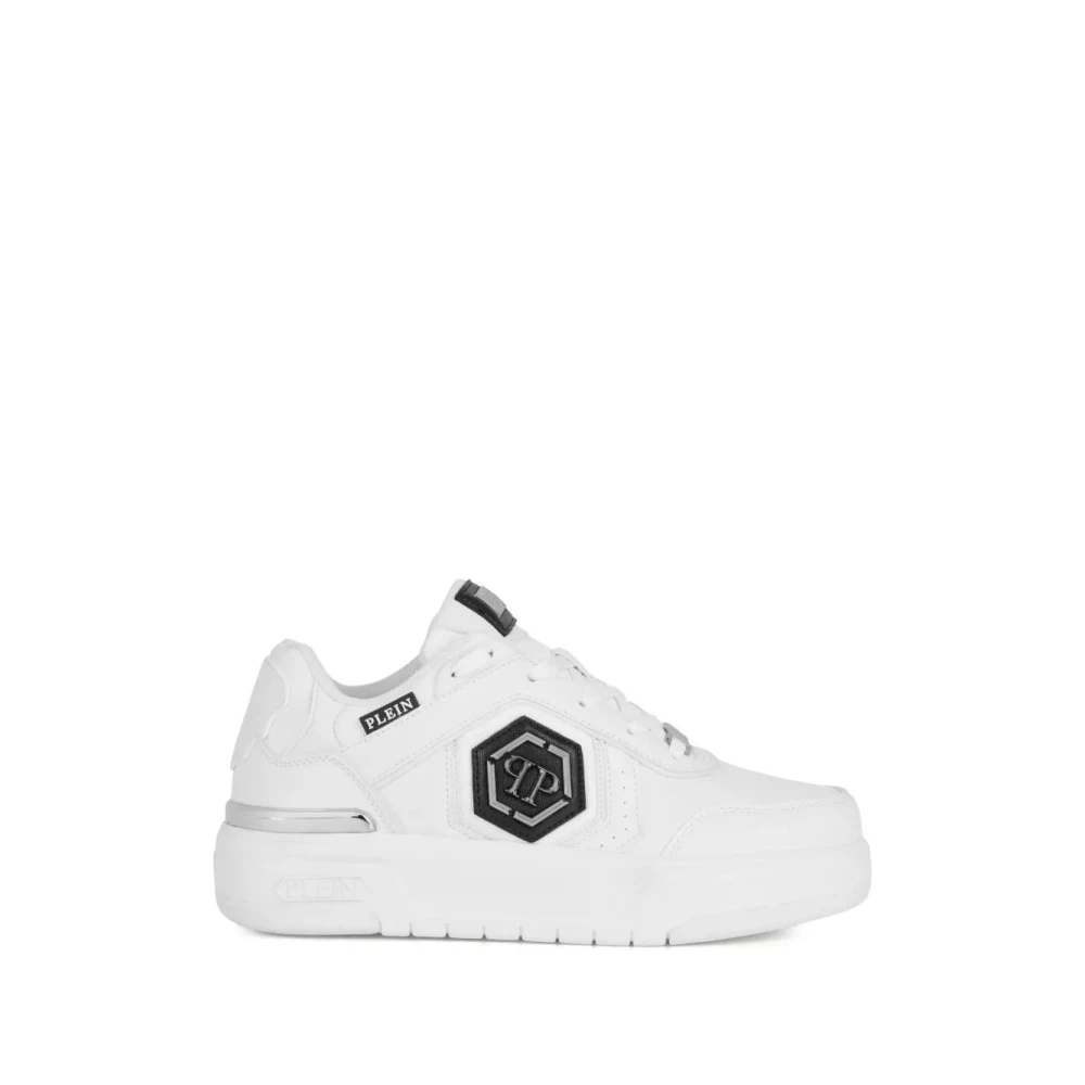 Philipp Plein Women's White Lo-Top Trainers - Sneakers - 5 Uk - Shoes