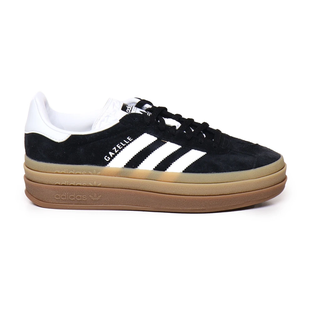 Adidas Originals Black Sneakers, Female, 4 Uk, Trainers With Suede Upper